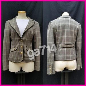 Guess | Gray Plaid Blazer | Large